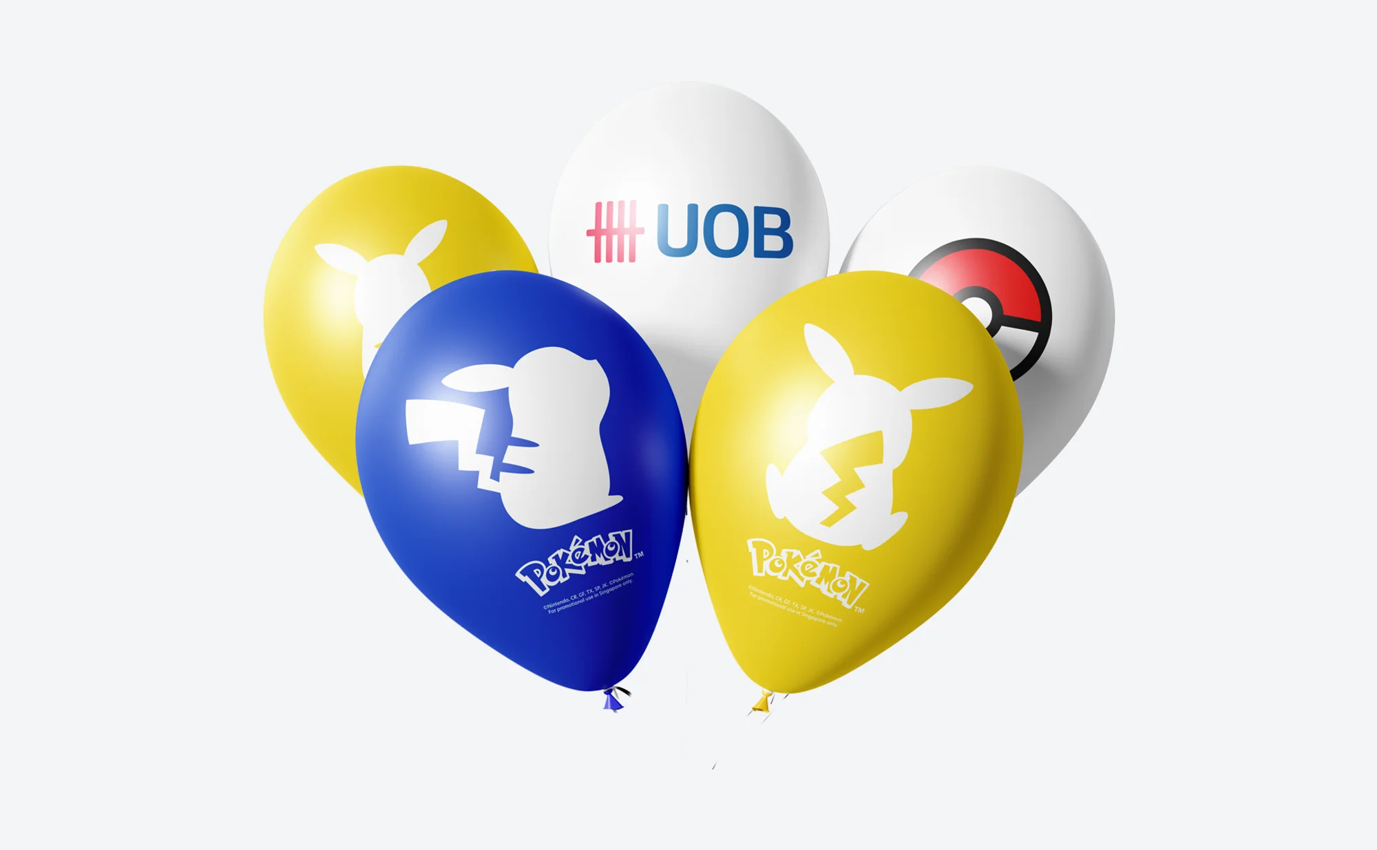 Co-branded balloons.