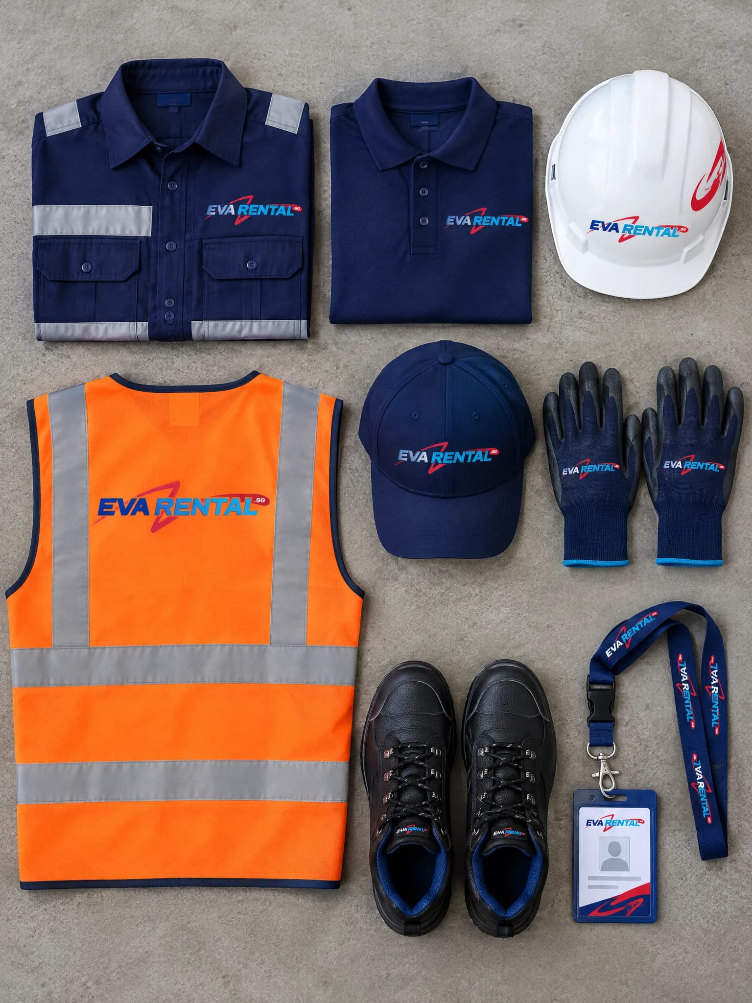 Uniform and PPE kit.